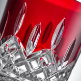 Lismore Red Double Old Fashioned, 12.5 oz, Set of 2